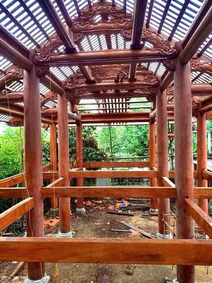 khung nhà sàn 5 gian